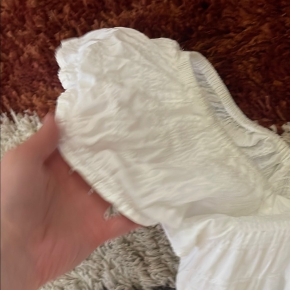 Universal Thread White Ruffled Dress - Picture 4 of 6